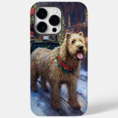 Wheaten Terrier Weihnachtssaison Case-Mate iPhone Hülle (Rückseite)