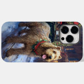 Wheaten Terrier Weihnachtssaison Case-Mate iPhone Hülle (Rückseite (Horizontal))
