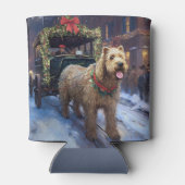 Wheaten Terrier Weihnachtssaison Dosenkühler (Rückseite)