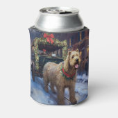 Wheaten Terrier Weihnachtssaison Dosenkühler (Kanne Rückseite)