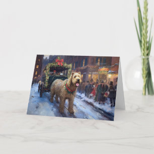 Wheaten Terrier Weihnachtssaison Karte
