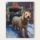 Wheaten Terrier Weihnachtssaison Planer (Rückseite)