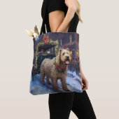 Wheaten Terrier Weihnachtssaison Tasche (Von Nahem)