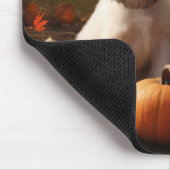 Wheaten Terrier Welpe Autumn Delight Pumpkin Mousepad (Ecke)