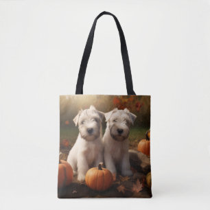 Wheaten Terrier Welpe Autumn Delight Pumpkin Tasche