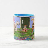 Wheaten Terriers bei Zuhause-Tasse Tasse (Zentrum)