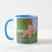 Wheaten Terriers bei Zuhause-Tasse Tasse (Links)