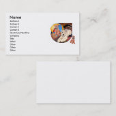 Wheaten Terriers & Hoop Visitenkarte (Vorne/Hinten)