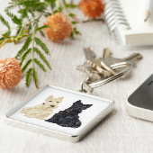 Wheaten und Black Scottish Terriers Schlüsselanhänger (Seite)