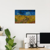 Wheatfield mit Crows Vincent van Gogh Poster (Heimbüro)