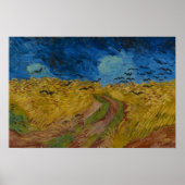 Wheatfield mit Crows Vincent van Gogh Poster (Vorne)