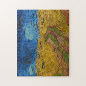 Wheatfield mit Krähen Puzzle (Vertikal)