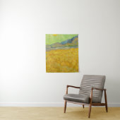 Wheatfield mit Sensenmann, 1889 von Vincent van Go Wandteppich (Beispiel)