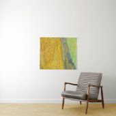 Wheatfield mit Sensenmann, 1889 von Vincent van Go Wandteppich (Beispiel (Horizontal))