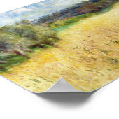 Wheatfield - Pierre-Auguste Renoir Poster (Ecke)
