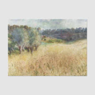 Wheatfield von Auguste Renoir Seidenpapier