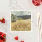 Wheatfield von Auguste Renoir Serviette (Beispiel)