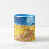 Wheatfield with Crows (1890) Vincent Van Gogh Art Tasse (Zentrum)