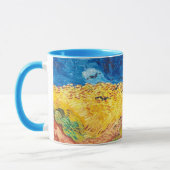 Wheatfield with Crows (1890) Vincent Van Gogh Art Tasse (Links)
