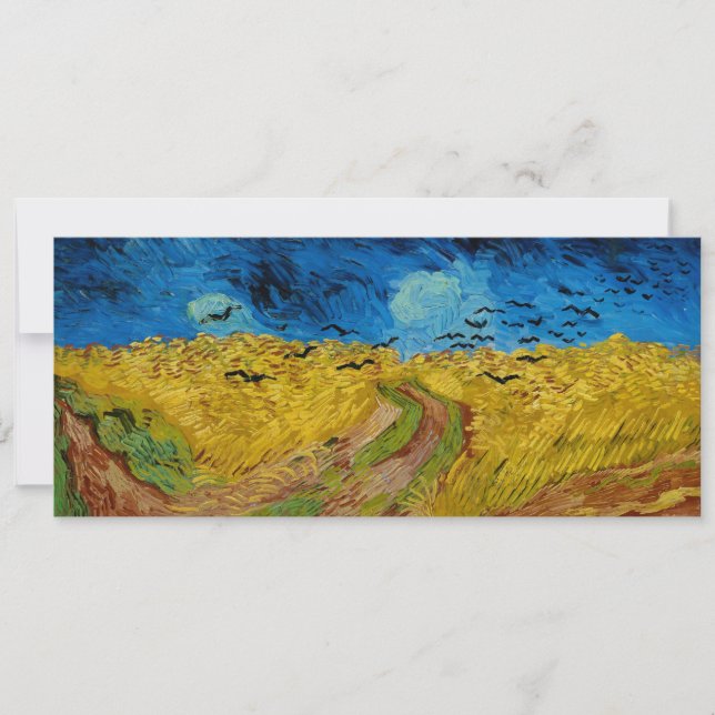 Wheatfield with Crows by Vincent van Gogh (1890) (Vorderseite)