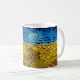 Wheatfield with Crows by Vincent van Gogh (1890) Kaffeetasse