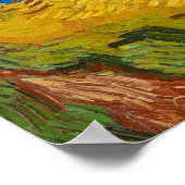 Wheatfield with Crows by Vincent van Gogh Poster (Ecke)