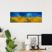 Wheatfield with Crows by Vincent van Gogh Poster (Heimbüro)
