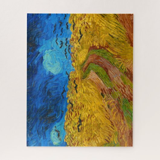 Wheatfield with Crows by Vincent van Gogh Puzzle (Vertikal)