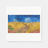 Wheatfield with Crows by Vincent van Gogh Serviette (Vorderseite)