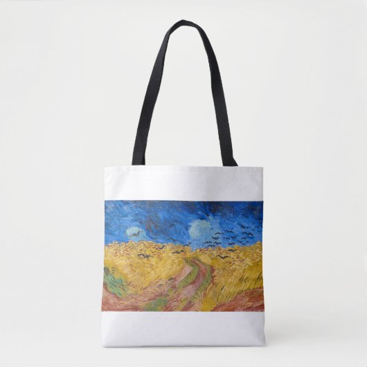 Wheatfield with Crows by Vincent van Gogh Tasche (Vorderseite)