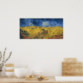 Wheatfield with Crows (F779) Van Gogh Fine Art Poster (Küche)