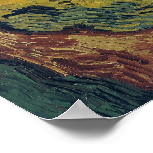 Wheatfield with Crows (F779) Van Gogh Fine Art Poster (Ecke)