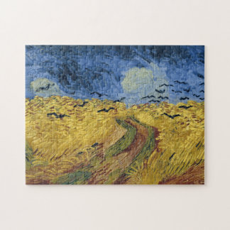 Wheatfield with Crows (F779) Van Gogh Fine Art Puzzle