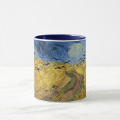 Wheatfield with Crows (F779) Van Gogh Fine Art Tasse (Zentrum)