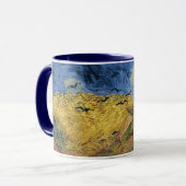 Wheatfield with Crows (F779) Van Gogh Fine Art Tasse (Vorderseite Links)