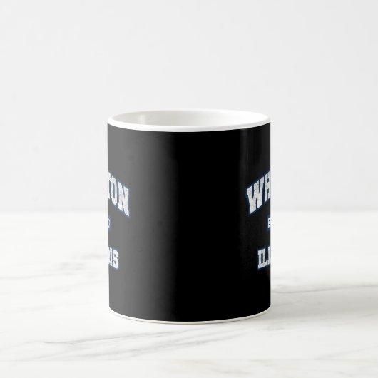 Wheaton Illinois Varsity Uni Style Kaffeetasse (Mittel)