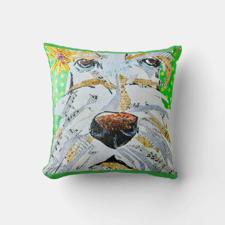 Wheaton Scottie Vibe Tri-Blend Shirt Kissen