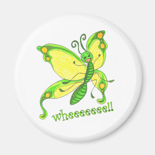 Wheeeee! Ich bin ein Schmetterling!! Magnet