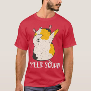 Wheek Squad Graphic Funny Pig Lover Dabbing Guinea T-Shirt