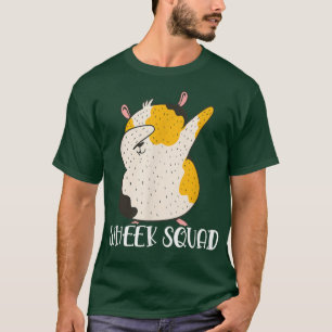 Wheek Squad Graphic Funny Pig Lover Dabbing Guinea T-Shirt
