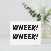 WHEEK WHEEK POSTCARDS POSTKARTE (Stehend Vorderseite)