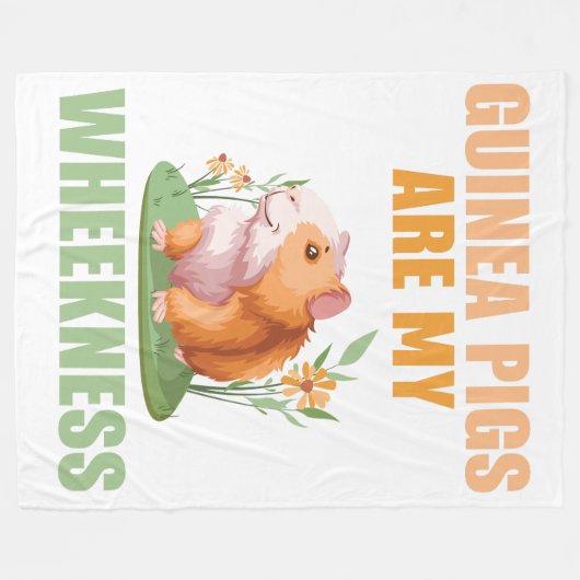 Wheekness Fleece Blanket (Vorderseite (Horizontal))