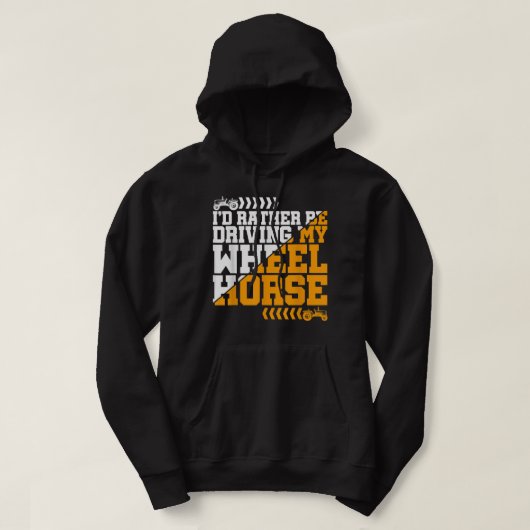 Wheel Horse Farming Tractor Hoodie (Design vorne)