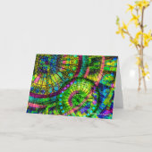 "Wheel of Fortune" greeting card Karte (Gelbe Blume)