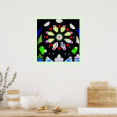 Wheel of fortune poster (Küche)