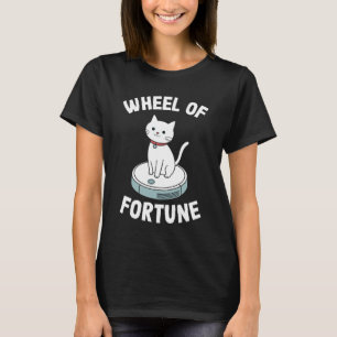 Wheel of Fortune Roboter-Staubsauger Lustige Katze T-Shirt