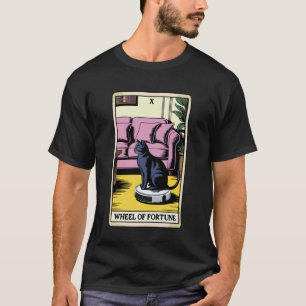 Wheel of Fortune Roboter-Staubsauger Lustige Tarot T-Shirt