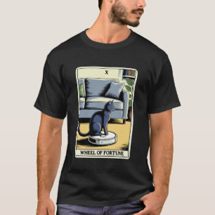 Wheel of Fortune Roboter-Staubsauger Lustige Tarot T-Shirt
