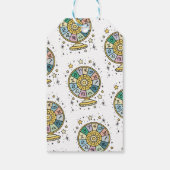 Wheel of Fortune Tarot Baby Shower Thank You Favor Geschenkanhänger (Rückseite)