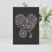 Wheel of Many Lives Dankeskarte (Stehend Vorderseite)